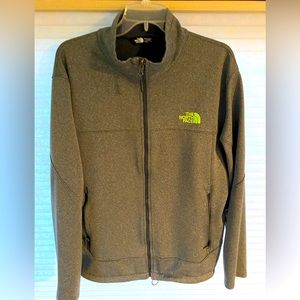 XL Mens Gray Zip-up